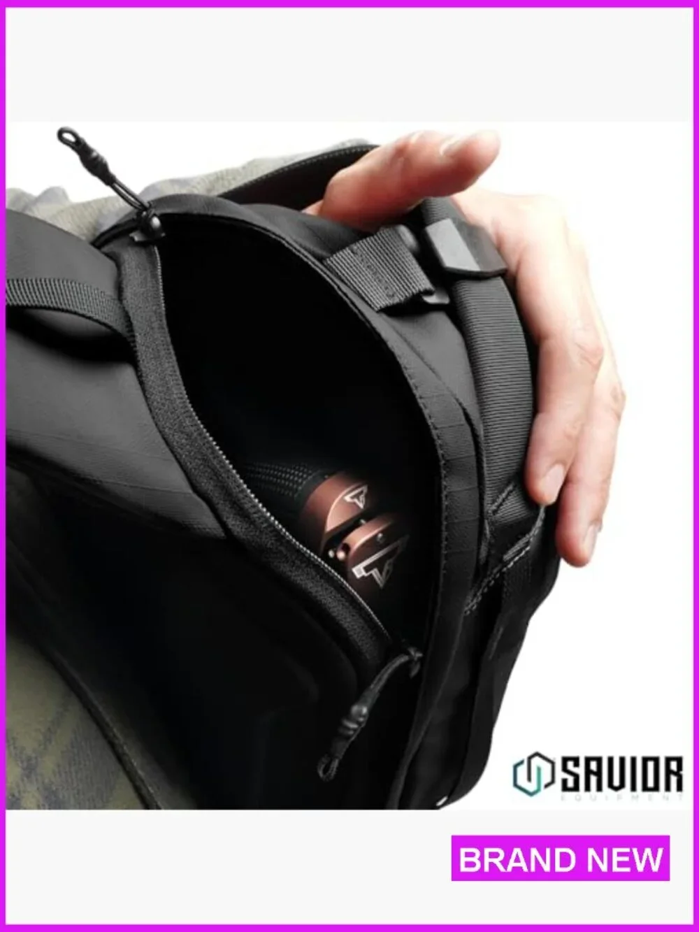 Tactical Sling Bag Crossbody EDC Low-Profile Concealed Carry Pistol Case Rapid